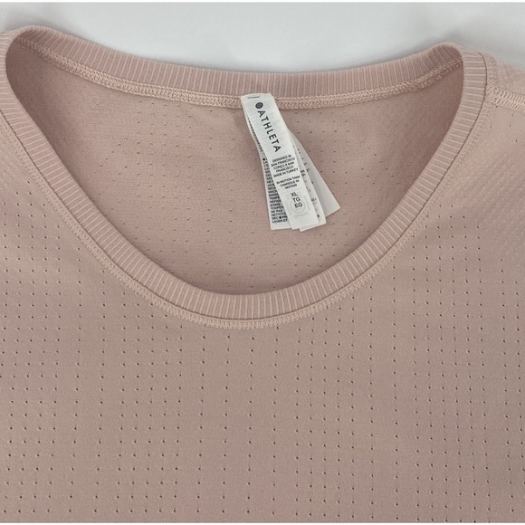 ATHLETA In Motion Tank Sleeveless Camisole Lightweight Yoga Blush Pink Womens XL - Picture 3 of 6